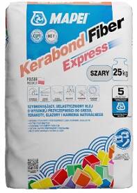 Kerabond Fiber express szary 25kg (szary)  25kg.